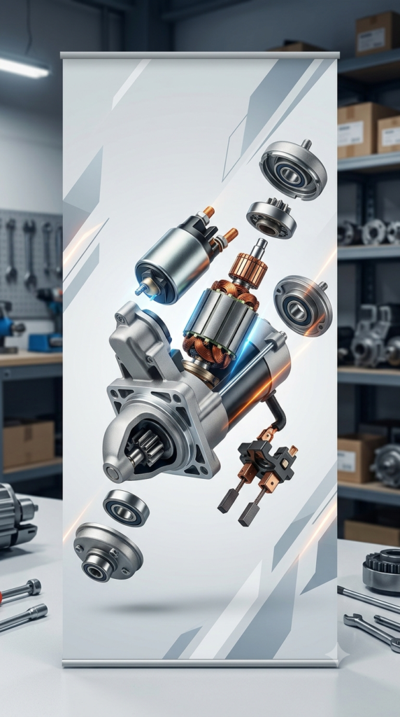 قطعات یدکی استارت خودرو برندهای ایرانی و خارجی